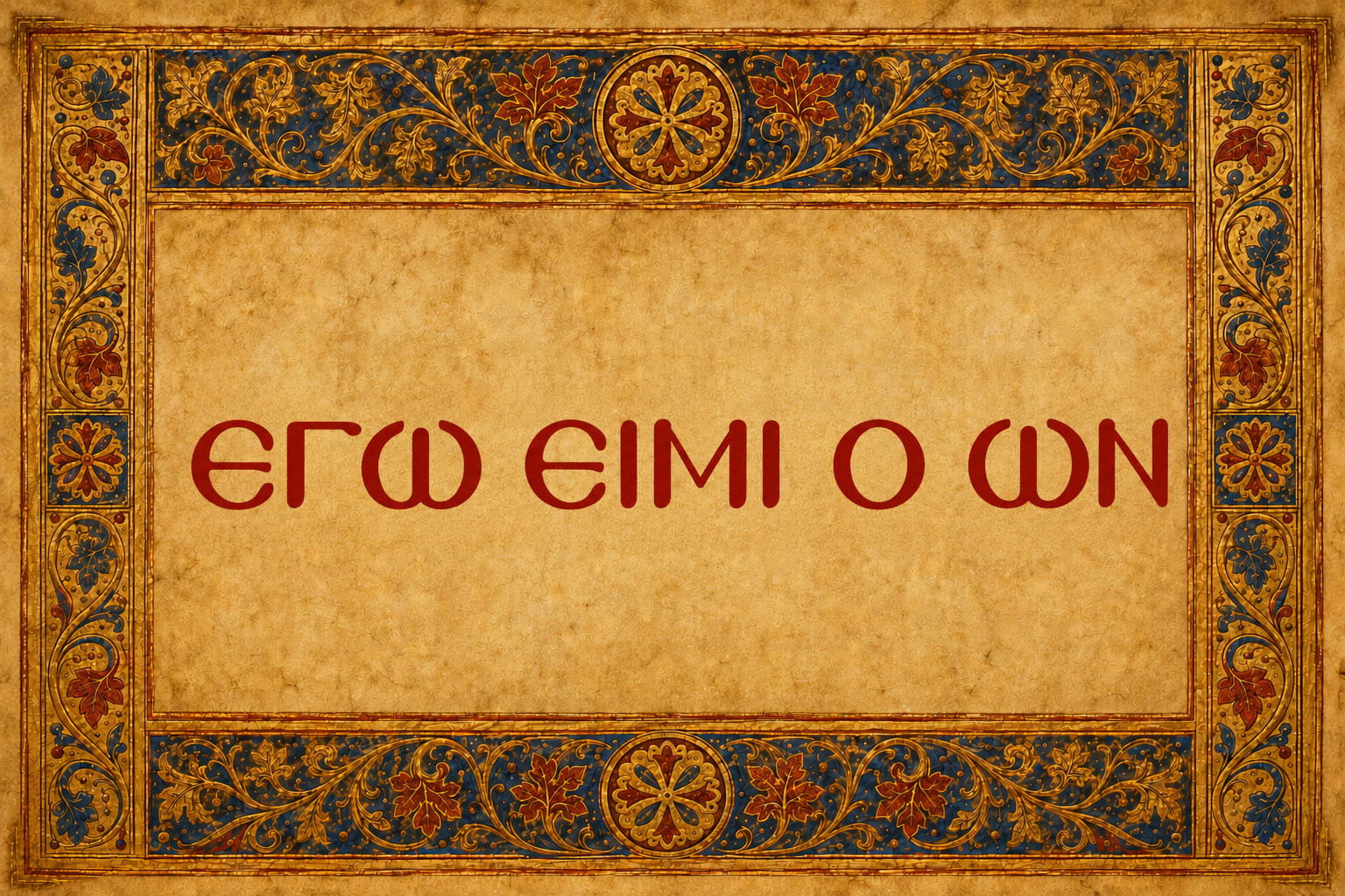 Εγώ ειμί ο ων